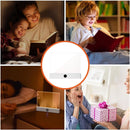 Lampe de lecture plate, lampe de chevet LED , lampe de lecture de livre, lampe de lecture de protection, lampe de lecture de nuit (blanc)