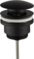 Bouchon de vidange de luxe Click 1¼ "noir matt