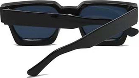 Lunettes de soleil carrées - Lunettes de soleil pour femmes - Lunettes Festival - Lunettes Rave - Lunettes - Monture épaisse - Black
