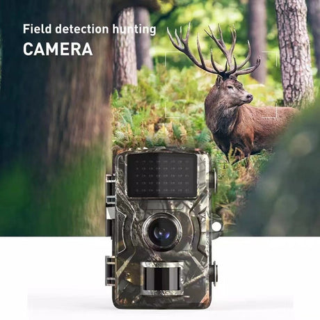 Rechargeable wildlife camera with night vision - 10 x 13.2 cm - IP66 waterproof - 1.3 m range - 1080p - 32 GB SD card included - For wildlife monitoring - For outdoor use