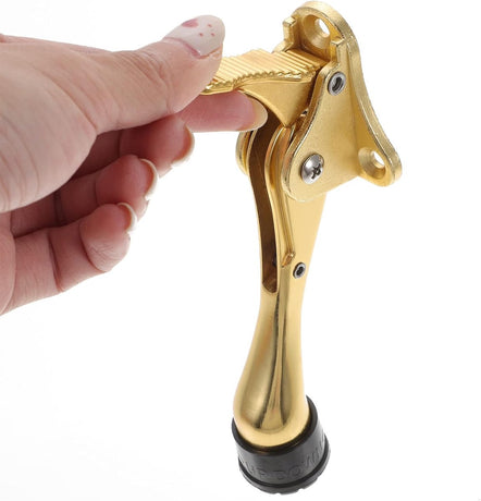 Door stop - interior door stop - exterior door stop - door stop - safety door stop - swing and recessed door stop - wall protection - gold