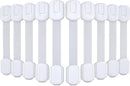 Mogi Products - Child Locks - 10 Pieces - For Cabinets and Drawers - Cabinet Safety - Safety Locks - Adhesive