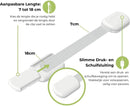 Mogi Products - Child Locks - 10 Pieces - For Cabinets and Drawers - Cabinet Safety - Safety Locks - Adhesive