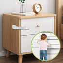 Mogi Products - Child Locks - 10 Pieces - For Cabinets and Drawers - Cabinet Safety - Safety Locks - Adhesive