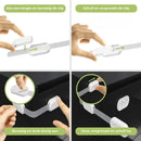 Mogi Products - Child Locks - 10 Pieces - For Cabinets and Drawers - Cabinet Safety - Safety Locks - Adhesive