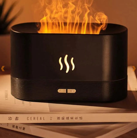Boostiv® Aroma Diffuser - Humidifier - Aromatherapy - Flame Effect - Aroma Diffuser - Nebulizer