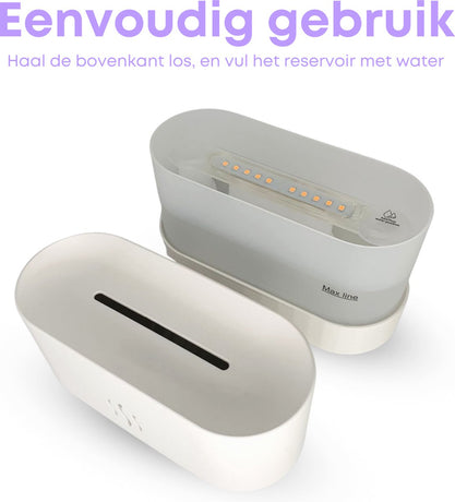 Boostiv Aroma Diffuser - Humidifier - Aromatherapy - Flame Effect - Aroma Diffuser