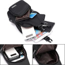 Fanny pack - Shoulder bag - With USB charging port - Men's - Chest bag - Anti-theft - Black
