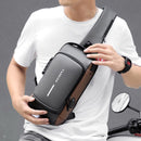 Shoulder Bag - Crossbody Bag - Men's and Women's - Waterproof - Anti-Theft - USB Port -