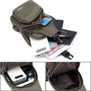 Fanny pack - Shoulder bag - With USB charging port - Men's - Chest bag - Anti-theft - Khaki