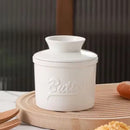 Wit Butter Dish - Butter Dish - Water-Cooled Butter Dish with Water Line - Ceramic Butter Dome for Spreading Butter - Christmas Gift for the Kitchen - Kitchen Baby Clothing Accessories - Kitchen Tools
