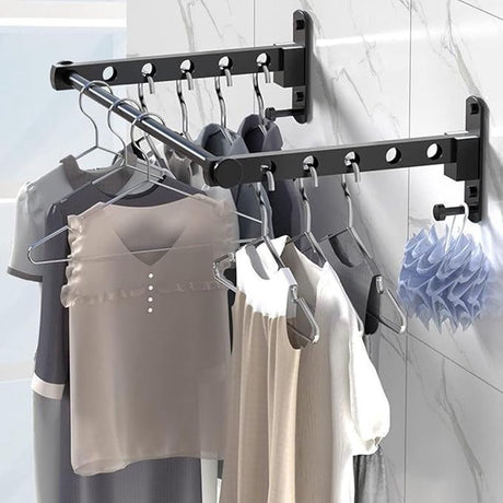 Wall-mounted clothesline - Wasrek - Clothesline - Wall-mounted clothesline - Foldable wall-mounted clothesline - Drying