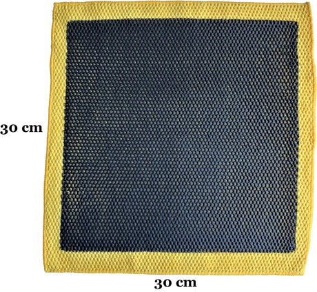 EPC® Clay Cloth Car - 3D Clay Towel - Clay Towel - Clay Mitt - Clay Bar - Microfiber Cleaning Cloth - Removes Resin, Tar, Flies, Bird Droppings - Yellow/Zwart