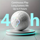 Interactive Dog Toy - Self-Rolling Dog Ball - Durable Automatic Dog Ball, Light Grey - 5.6 cm