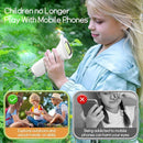 Children's Microscope - Portable Children's Microscope - 0 Screen - Digital Microscope - 200x Magnification - USB Port for PC - Pocket Size - Brown