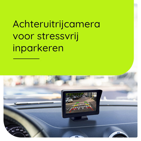 Procar® ARC1 HD Parking Backup Camera + 4.3-inch TFT LCD Monitor - Black