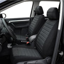 Car seat cover / Car seat cover / Car seat covers / Universal car seat covers - Driver/passenger seat cover (Not for rear seats) - Universal - Fits most models - Stylish - Black/Gray