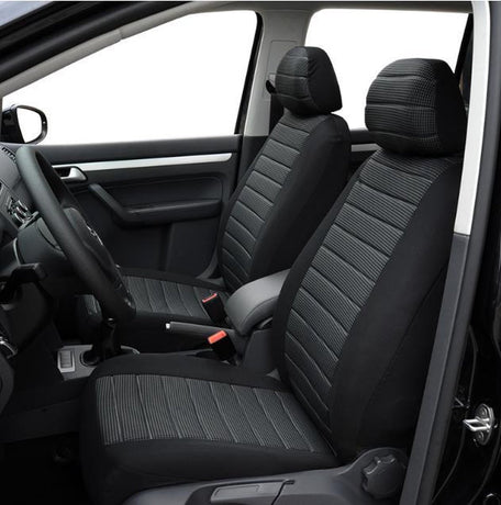 Car seat cover / Car seat cover / Car seat covers / Universal car seat covers - Driver/passenger seat cover (Not for rear seats) - Universal - Fits most models - Stylish - Black/Gray