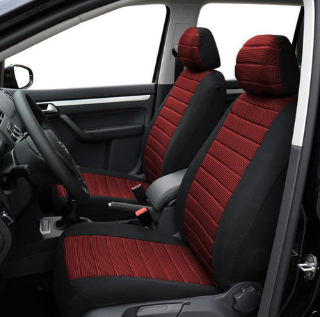 Car seat cover / Car seat cover / Car seat covers / Universal car seat covers - Driver/passenger seat cover (not for the back seat) - Universal - Fits most models - Stylish - Black/red