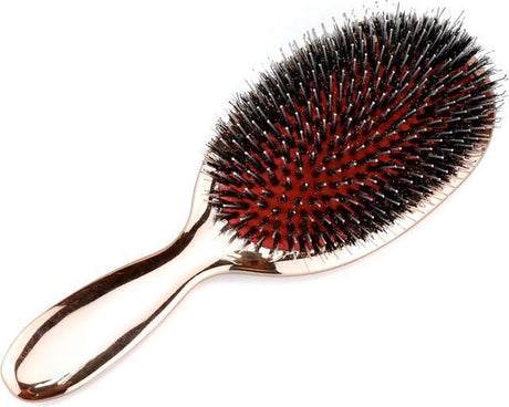 Rose Gold Extension Brush | Boar Bristle/Pig Bristle Hairbrush | Hairbrush | Tangle-Free | Anti-Tangle Hairbrushes