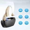 Digital hearing aid - Behind-the-ear sound collector - Rechargeable - Sound amplification - Intelligent noise cancellation - Dynamic speaker - In-ear detection
