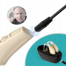 Digital hearing aid - Behind-the-ear sound collector - Rechargeable - Sound amplification - Intelligent noise cancellation - Dynamic speaker - In-ear detection