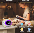 Sleep Trainer Alarm Clock Moon Sun Sound Machine Night Light Digital Battery Powered - Sleep Trainer for Children