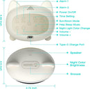 Sleep Trainer Alarm Clock Moon Sun Sound Machine Night Light Digital Battery Powered - Sleep Trainer for Children