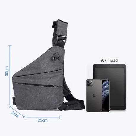 Anti-theft travel bag, small messenger bag, shoulder bag, lightweight backpack, casual chest bag with single strap for travel, sports, walking, cycling