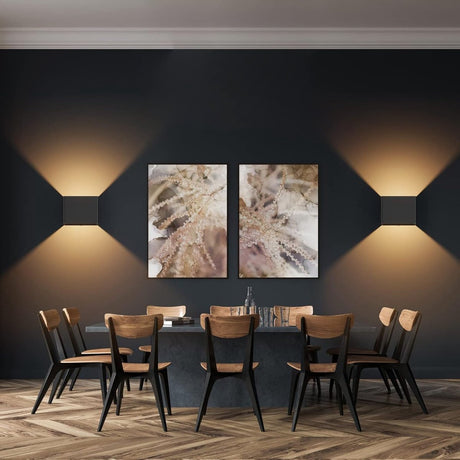 Rechargeable wall light with remote control - 5W - Three lighting colors - Adjustable intensity - Night light - Wireless - Battery operated - Suitable for indoor and outdoor use - Wit