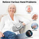 Hand massage with inflatable cushion - Hand massage with heat and compression - Split - For arthritis - Pain relief - Muscle relaxation - Carpal tunnel syndrome