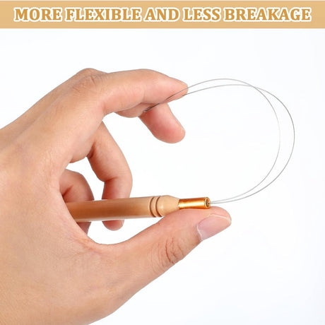 Microring Loop - Microring Needle 4 pieces - hair extensions - threading - beads