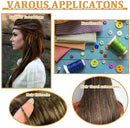 Microring Loop - Microring Needle 4 pieces - hair extensions - threading - beads