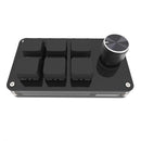 Mini 6-button keyboard, programmable keys, customizable shortcuts, mechanical USB keyboard