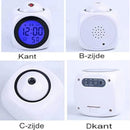 Clock radio with projection - Digital clock radio - Digital clock radio - Wit