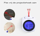 Clock radio with projection - Digital clock radio - Digital clock radio - Wit