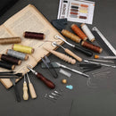 ShopEighty8 - Leather - Leather Processing - Leatherworking Tools - Professional Leather Craft Tool Set - Sewing - Tailoring - Upholstery - Clothing