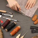 ShopEighty8 - Leather - Leather Processing - Leatherworking Tools - Professional Leather Craft Tool Set - Sewing - Tailoring - Upholstery - Clothing