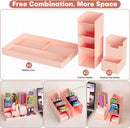 Pencil Case - 13 Compartments - Pen Holder - Desk Organizer - Pencil Holder - Desk Organizer - Pen Case - Plastic - Removable - Storage System - Mail Tray - Office Baby Clothing Accessories - Pink
