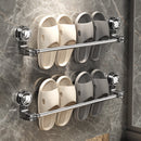 Extendable towel rail 30-60 cm - Bathroom towel rack - Suction cup towel rack without end caps - For bathroom, kitchen - Rotating - Corner towel rack - Wall mounted