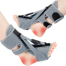 Night splint - Heel spur - Heel spur orthosis - Achilles tendon orthosis - Splint - Strasbourg sock - Achilles tendon - Extra support - Grijs