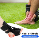 Night splint - Heel spur - Heel spur orthosis - Achilles tendon orthosis - Splint - Strasbourg sock - Achilles tendon - Extra support - Black