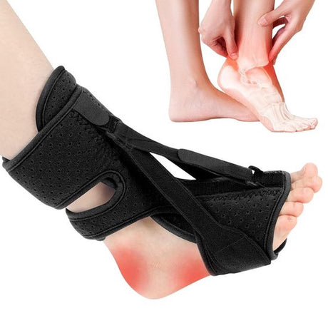 Night splint - Heel spur - Heel spur brace - Achilles tendon brace - Splint - Strasbourg sock - Achilles tendon - Extra support - Pink