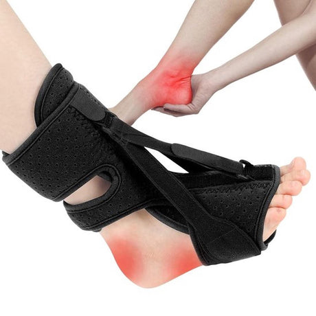 Night splint - Heel spur - Heel spur brace - Achilles tendon brace - Splint - Strasbourg sock - Achilles tendon - Extra support - Pink