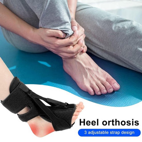 Night splint - Heel spur - Heel spur brace - Achilles tendon brace - Splint - Strasbourg sock - Achilles tendon - Extra support - Pink