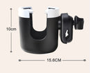 Stroller cup holder, universal stroller/pram cup holder, baby stroller organizer, drink and coffee cup holder with phone storage box, suitable for baby and bicycle