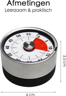 FLOKOO Leather and Metal Clock