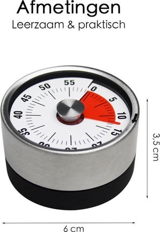FLOKOO Leather and Metal Clock