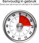 FLOKOO Leather and Metal Clock