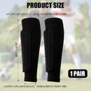 Shin guards - Football shin guards - Children's football shin guards - Shin guard straps - Premium leg protection with sleeves - Comfortable and impact-resistant - Size M - Suitable for training and competition